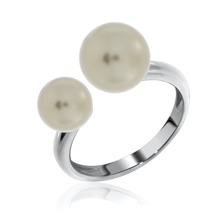Купить кольцо из серебра с жемчугом в интернет-магазине KRASNOE Купить кольцо из серебра с жемчугом в интернет-магазине KRASNOE