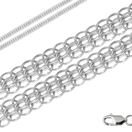 Купить цепь из серебра без вставок Купить цепь из серебра без вставок