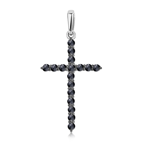 Подвеска из серебра с ситаллами