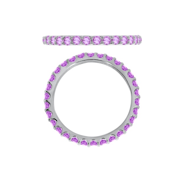 Кольцо из серебра с аметист со скидкой