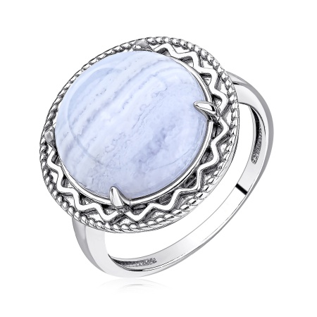 Купить кольцо из серебра с агатом в интернет-магазине KRASNOE
