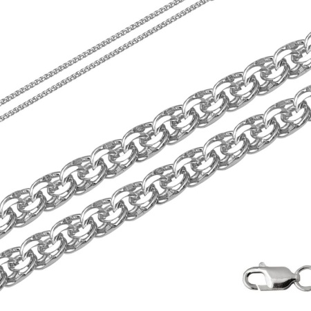 Цепь из серебра без вставок