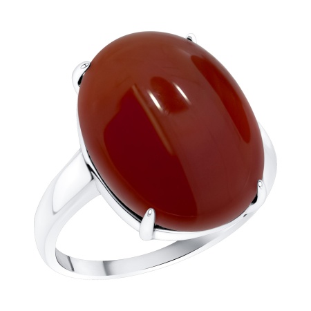 Купить кольцо из серебра с кошачьим глазом в интернет-магазине KRASNOE