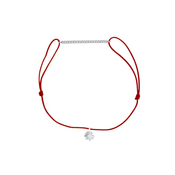 Купить браслет из серебра с фианитами