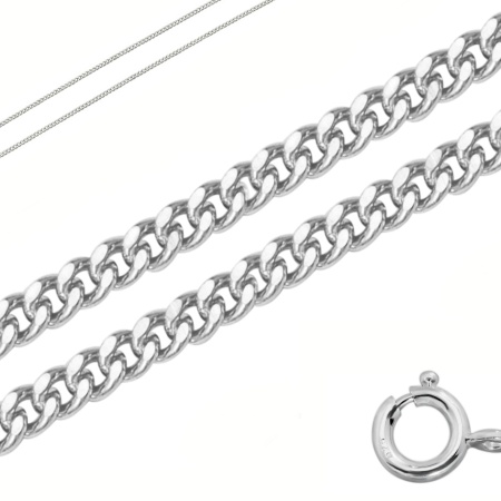 Купить цепь из серебра без вставок Купить цепь из серебра без вставок