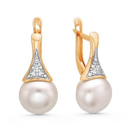 Серьги из золота Z2-9231 от KRASNOE, металл Золото, вставка 