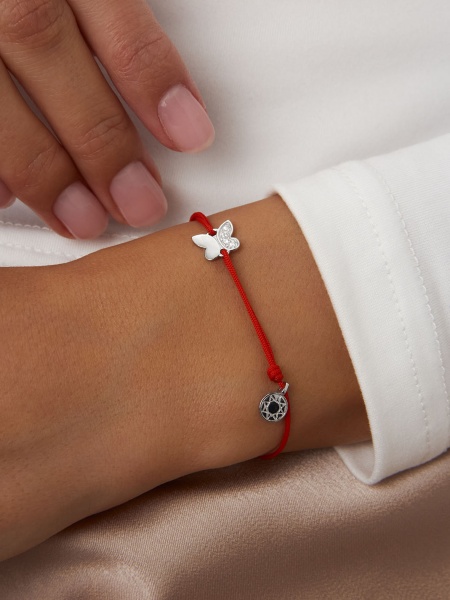 Купить браслет из серебра с фианитами