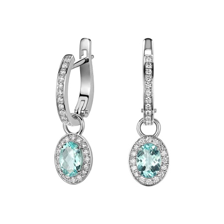 Серьги из золота с турмалинами и бриллиантами ti amo