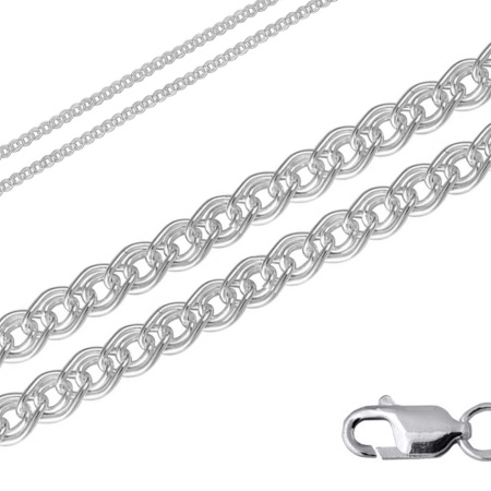 Цепь из серебра без вставок