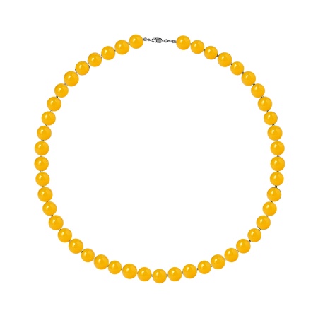 Колье из серебра с агатами 8340396118-45-50