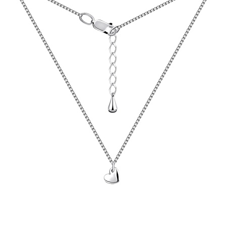 Колье из серебра без вставок