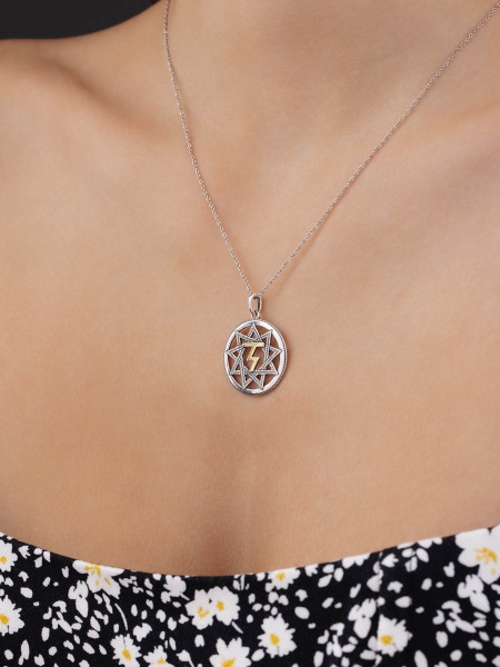 Купить подвеска из серебра без вставок