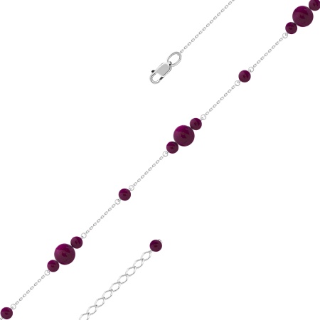 Купить браслет из серебра с агатами