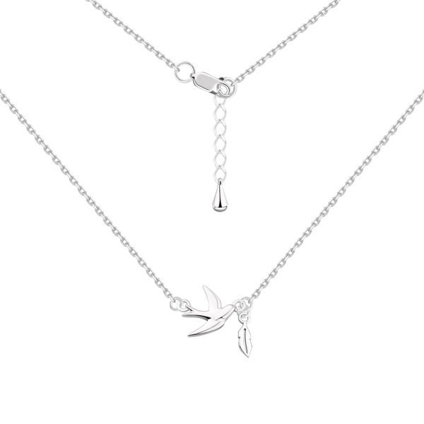 Колье из серебра без вставок в ювелирном интернет-магазине