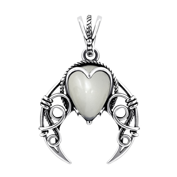 Купить подвески из серебра с лунным каменем