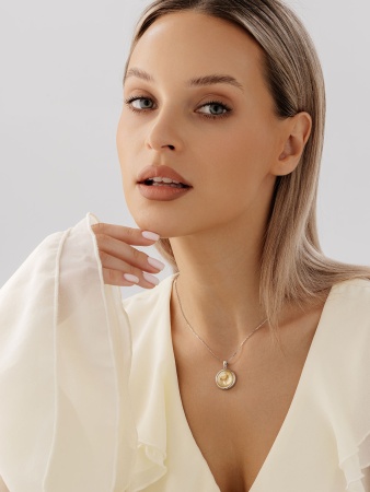 Купить подвеска из серебра с перламутром