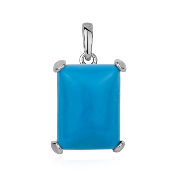 Купить подвеска из серебра с бирюзой