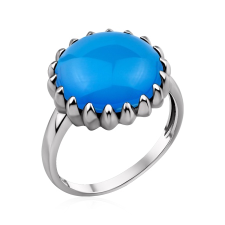 Купить кольцо из серебра с агатом в интернет-магазине KRASNOE