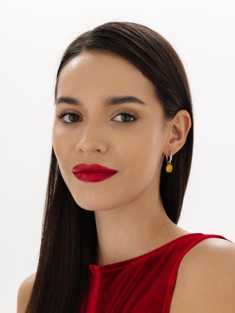 Серьги из серебра с агатами 2340390901-50 от KRASNOE, металл Серебро, вставка Агат