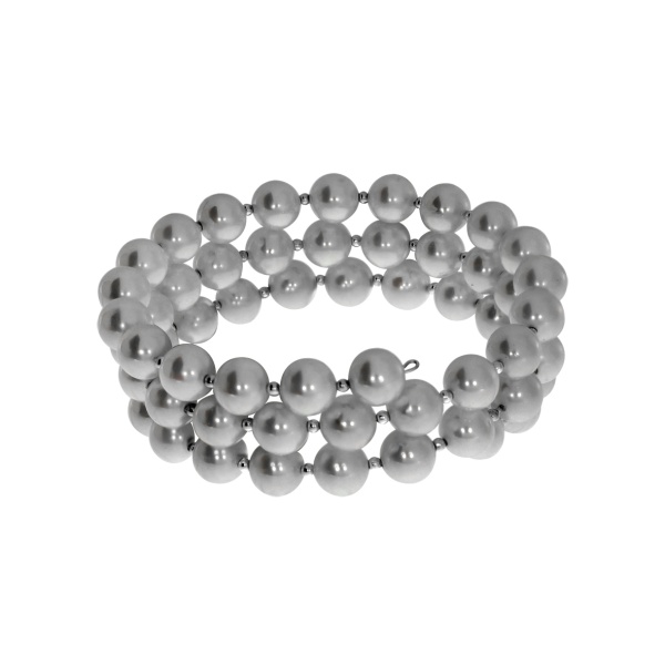 Купить браслет из серебра с жемчугом