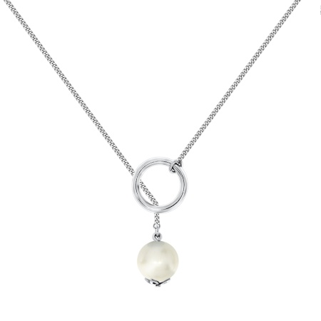 Колье из серебра с жемчугом 8340241483-6-65