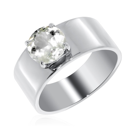 Купить кольцо из серебра с хрусталём в интернет-магазине KRASNOE