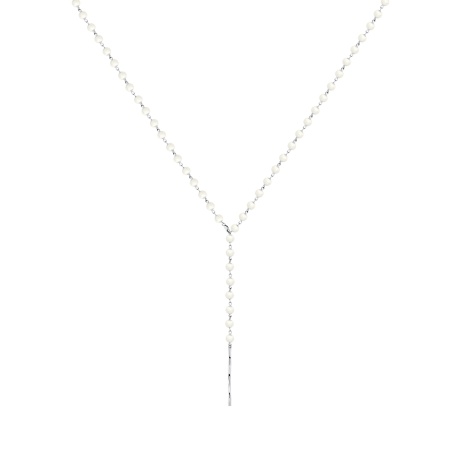 Колье из серебра с жемчугом