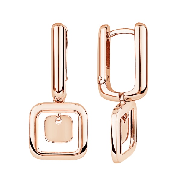 Серьги из серебра без вставок в ювелирном интернет-магазине