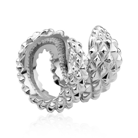 Серьги из серебра без вставок