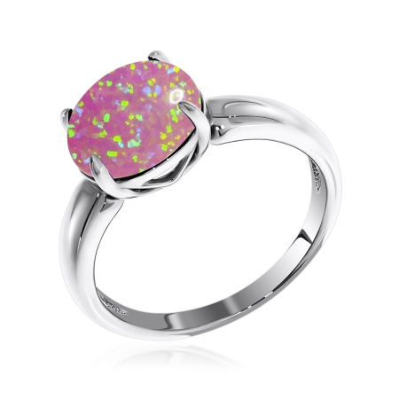 Купить кольцо из серебра с опалом в интернет-магазине KRASNOE