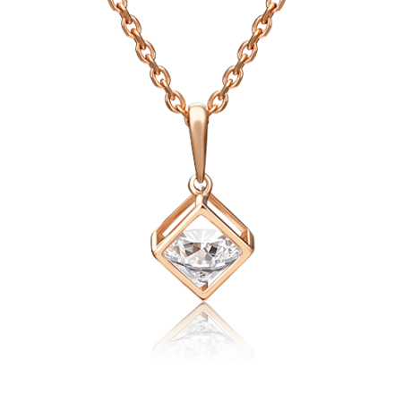 Купить подвеска из золота с фианитом