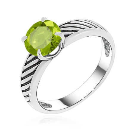 Купить кольцо из серебра с ситаллом в интернет-магазине KRASNOE