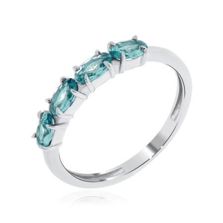 Купить кольцо из серебра с ситаллами в интернет-магазине KRASNOE