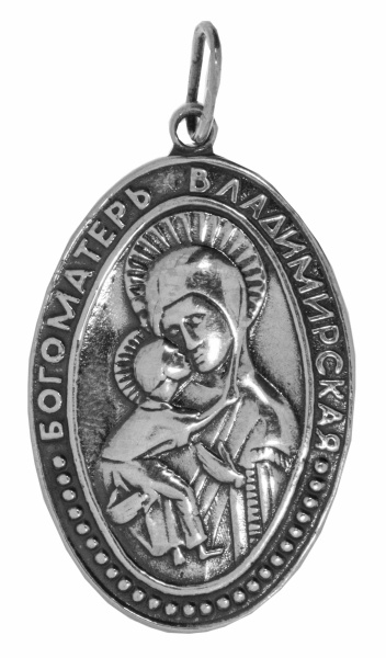 Подвеска из серебра без вставок