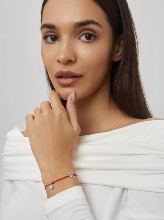 Купить браслет из серебра с фианитами