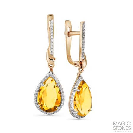 Серьги из золота 02-2-335-1001-011 от KRASNOE, металл Золото, вставка 