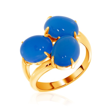 Купить кольцо из серебра с агатами в интернет-магазине KRASNOE