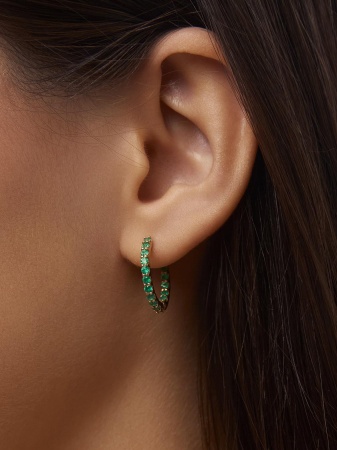 Серьги из серебра с агатами со скидкой