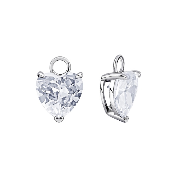 Купить подвеска из серебра с фианитами