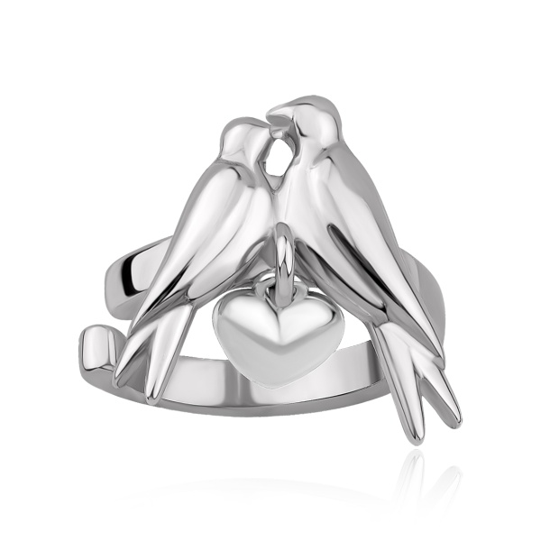 Серьги из серебра без вставок