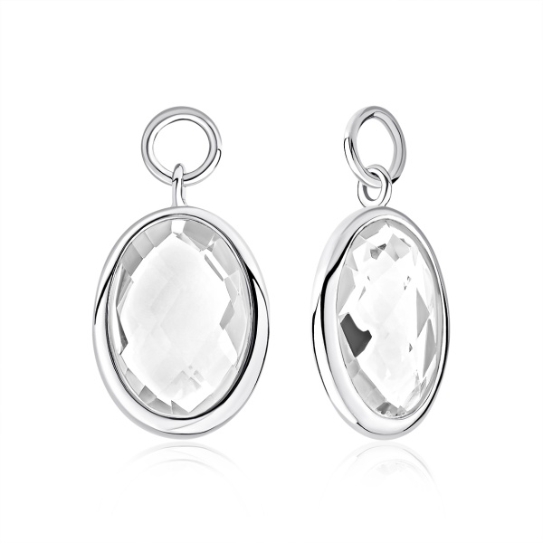 Купить подвеска из серебра с хрусталём