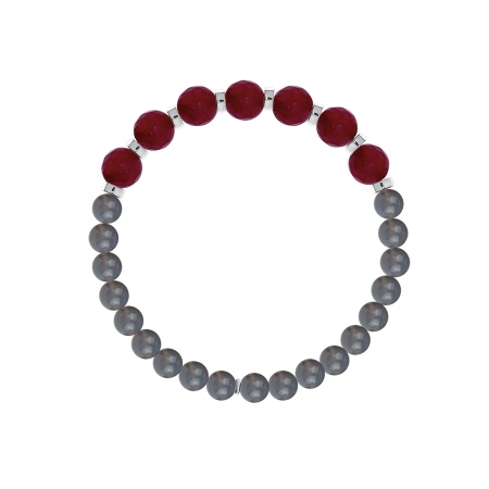 Купить браслет из серебра с агатами