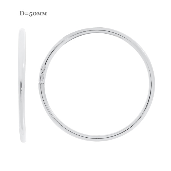 Серьги из серебра без вставок в ювелирном интернет-магазине