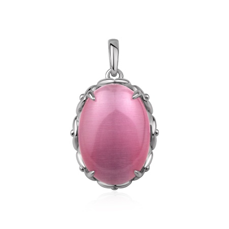 Купить подвески из серебра с кошачим глазом