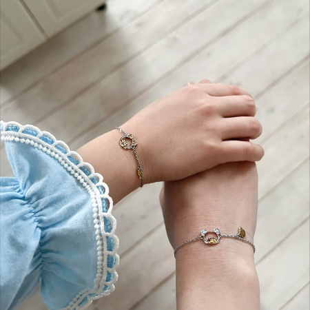 Купить браслет из серебра с фианитами