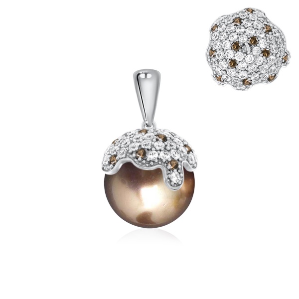 Купить подвески из серебра с жемчугом