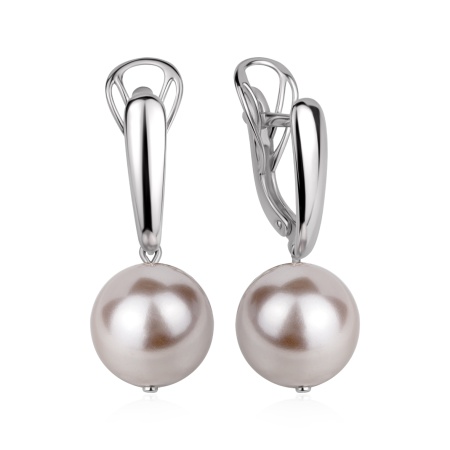 2340244928-21 Серьги (Ag 925) 2340244928-21 от KRASNOE, металл Серебро, вставка 