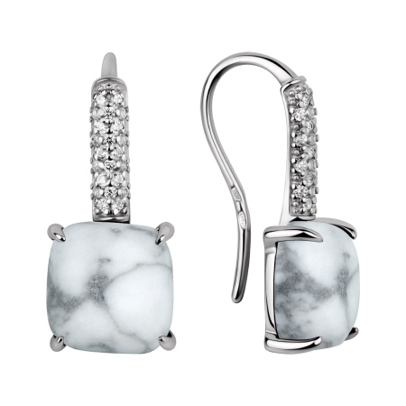 Серьги из серебра 2340К04923л от KRASNOE, металл Серебро, вставка 