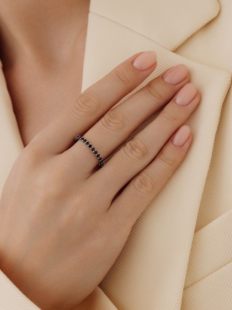 Купить кольцо из серебра с ситаллами в интернет-магазине KRASNOE