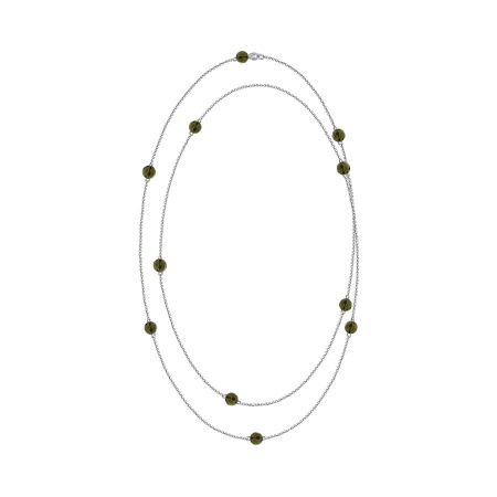 Колье из серебра с топазами 8340106191-110